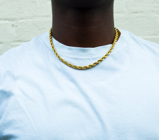 6MM ROPE CHAIN - GOLD