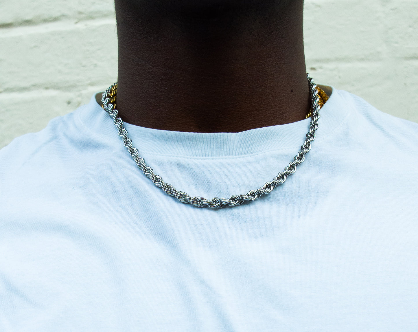 6MM ROPE CHAIN - SILVER